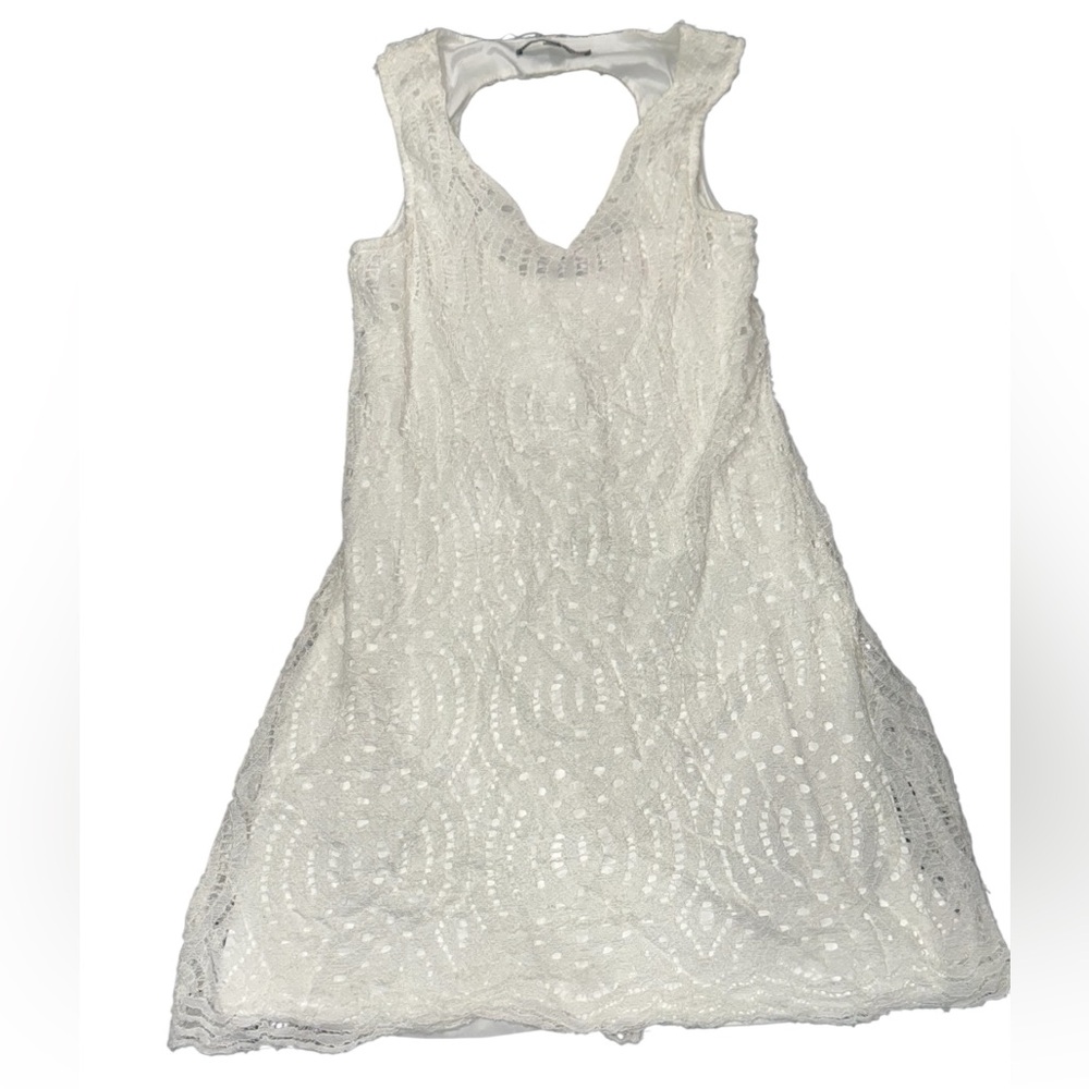 White Lace Mini‎ Dress